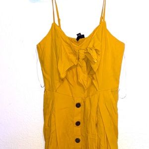 Golden mustard dress